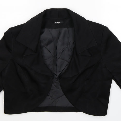 Preworn Womens Black   Jacket Blazer Size 12