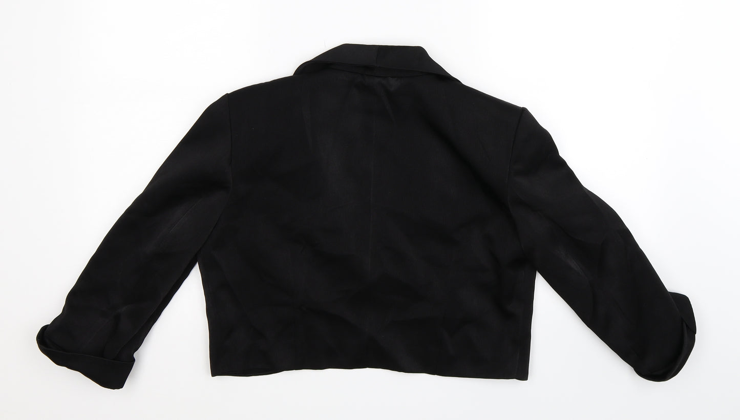 Preworn Womens Black   Jacket Blazer Size 12