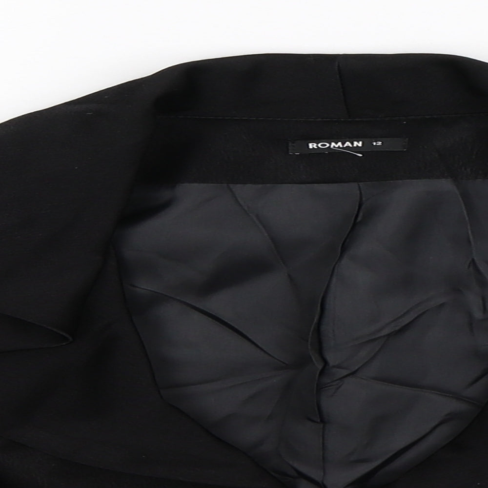 Preworn Womens Black   Jacket Blazer Size 12