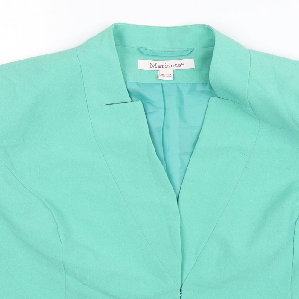 Marisota Womens Green   Jacket Blazer Size 16