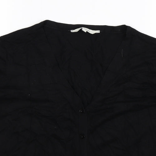 Peacocks Womens Black  Knit Cardigan Jumper Size 14