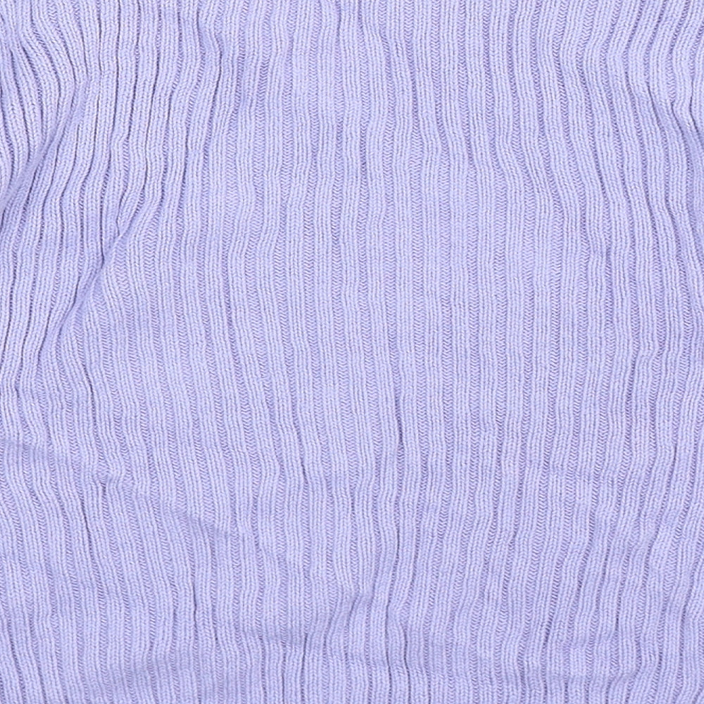 Preworn Womens Purple  Knit Pullover Jumper Size 16