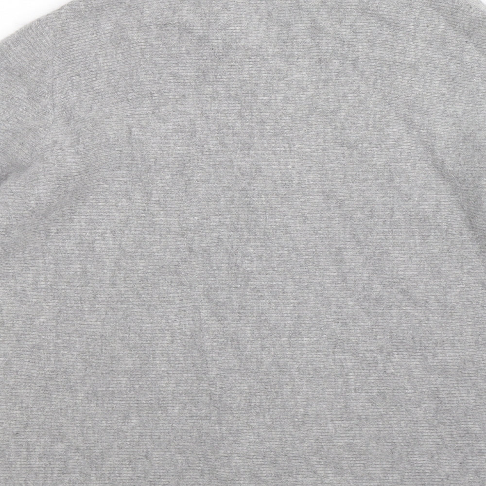 James Lakeland Womens Grey  Knit Cardigan Jumper Size 18