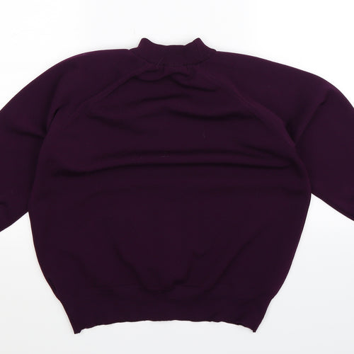 Berkertex Womens Purple  Knit Pullover Jumper Size 16
