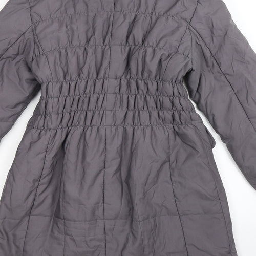 Roman Womens Grey   Overcoat Coat Size S