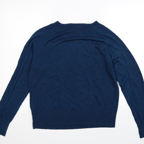 Originals Womens Blue  Knit Pullover Jumper Size 18