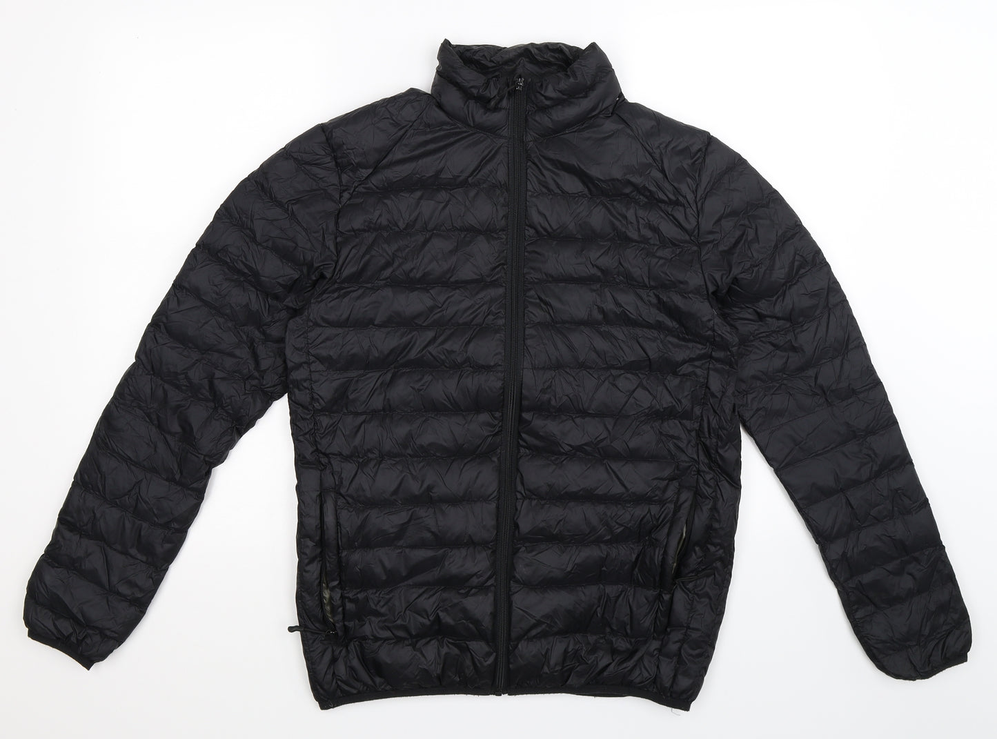Harvey & Jones Mens Black   Puffer Jacket Jacket Size S