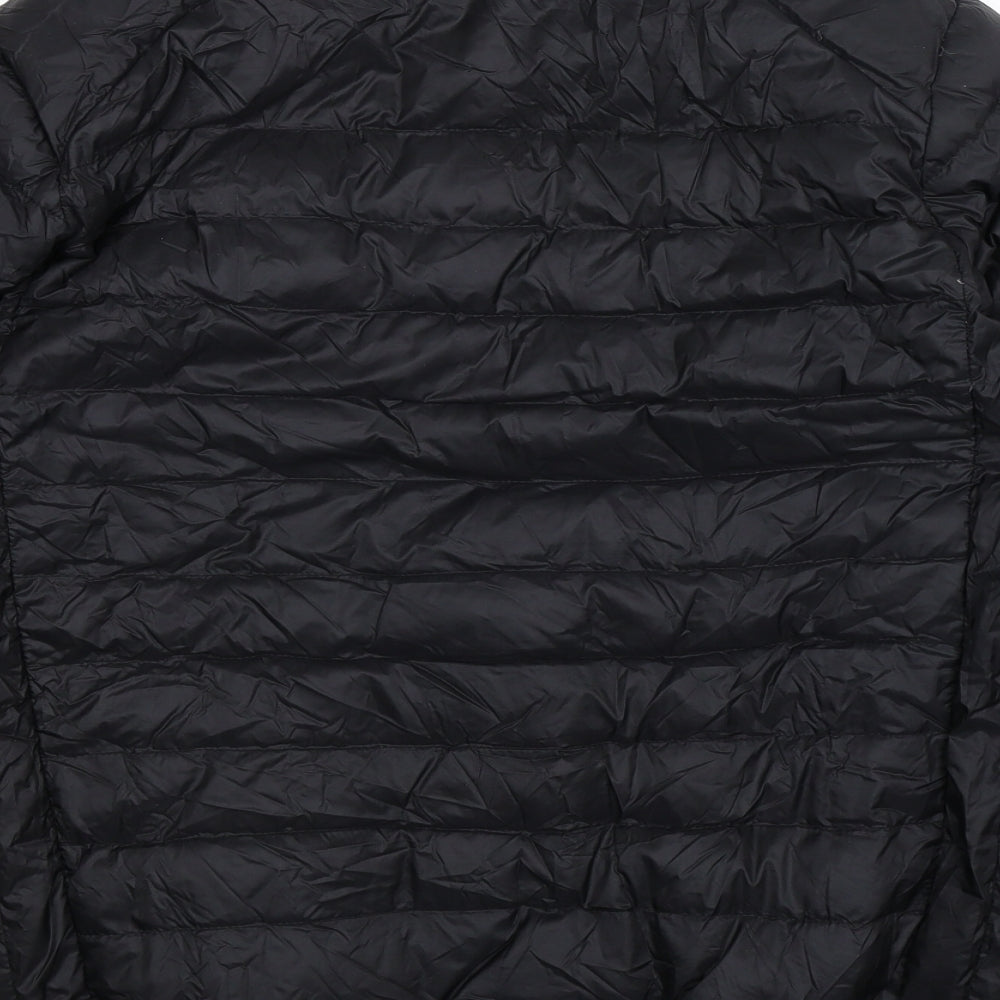 Harvey & Jones Mens Black   Puffer Jacket Jacket Size S