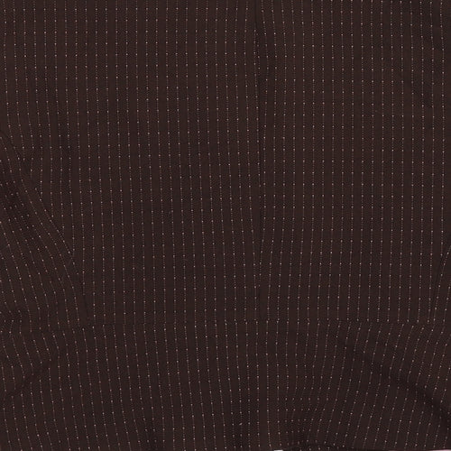 Dorothy Perkins Womens Brown Striped  Jacket Blazer Size 12