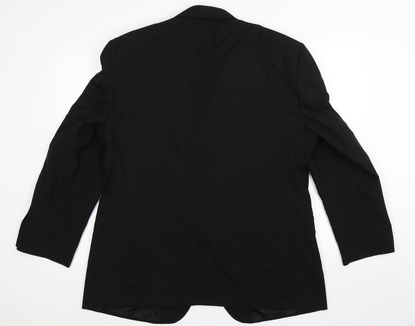 Marks and Spencer Mens Black   Jacket Suit Jacket Size 44  - Dinner