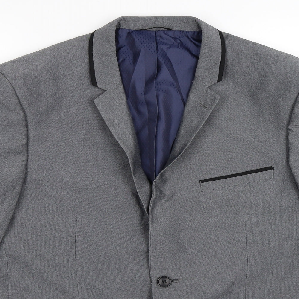 Burton Mens Grey   Jacket Suit Jacket Size 42