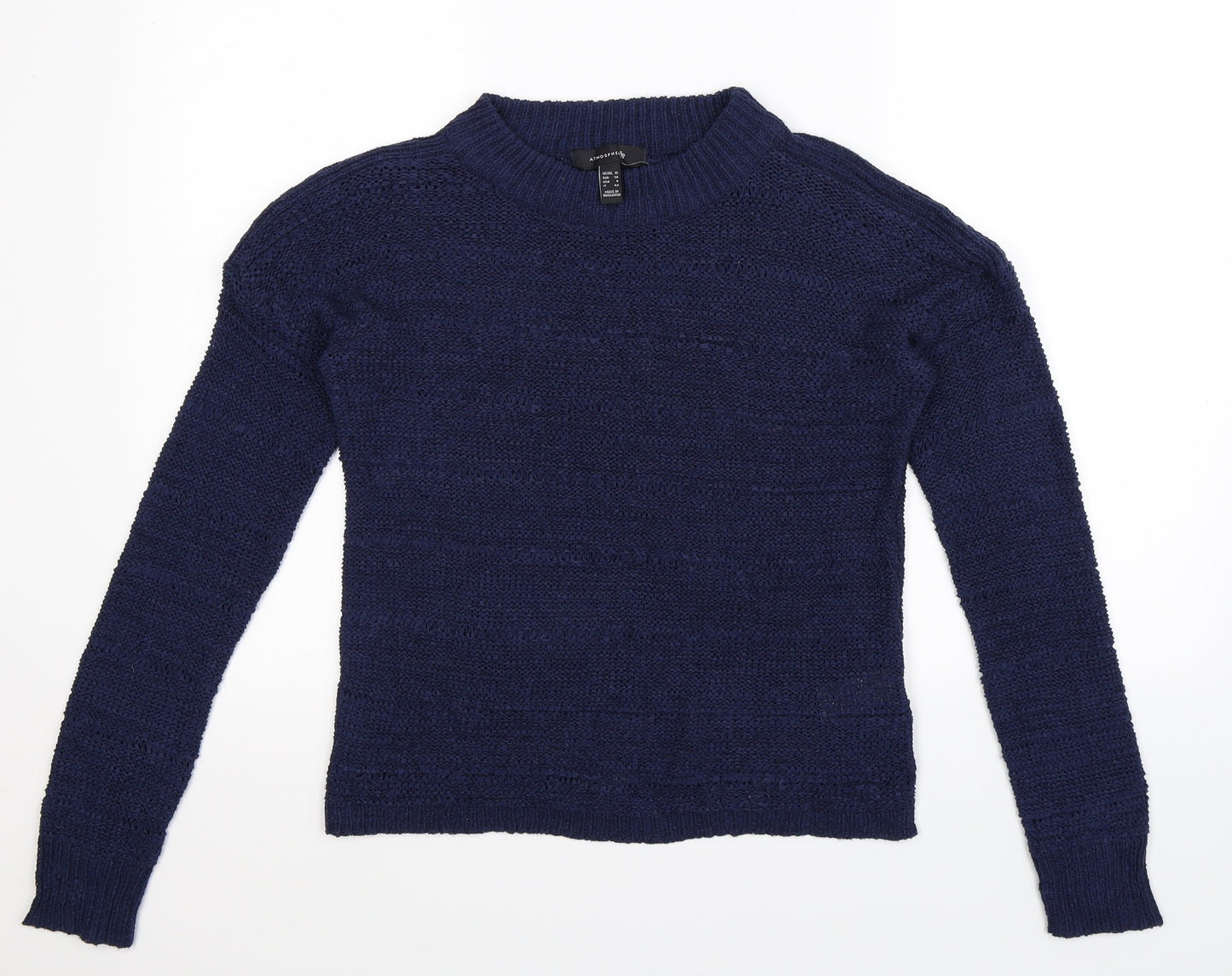 Atmosphere Womens Blue  Knit Pullover Jumper Size 10