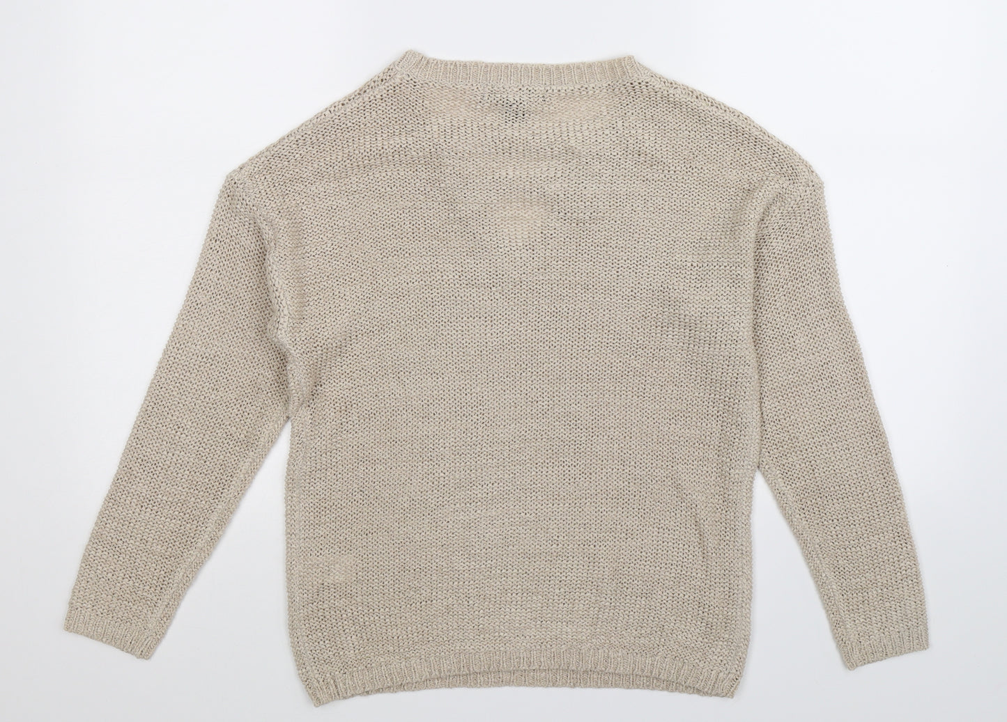 Atmosphere Womens Ivory  Knit Pullover Jumper Size 10