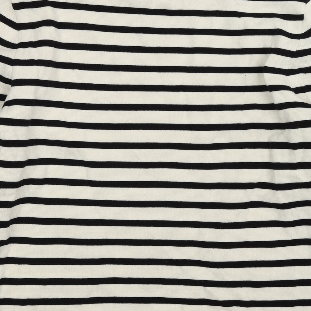 H&M Mens Multicoloured Striped Knit Pullover Jumper Size S