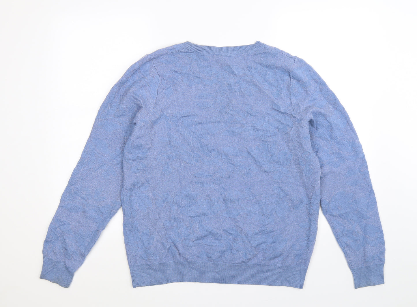NEXT Womens Blue  Knit Pullover Jumper Size 16