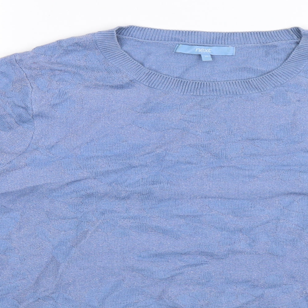 NEXT Womens Blue  Knit Pullover Jumper Size 16