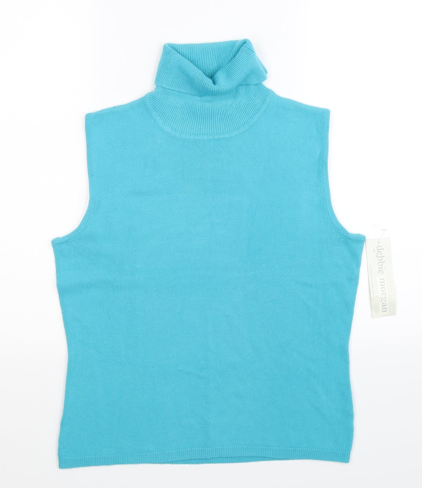 Debbie Morgan Womens Blue  Knit Pullover Jumper Size L