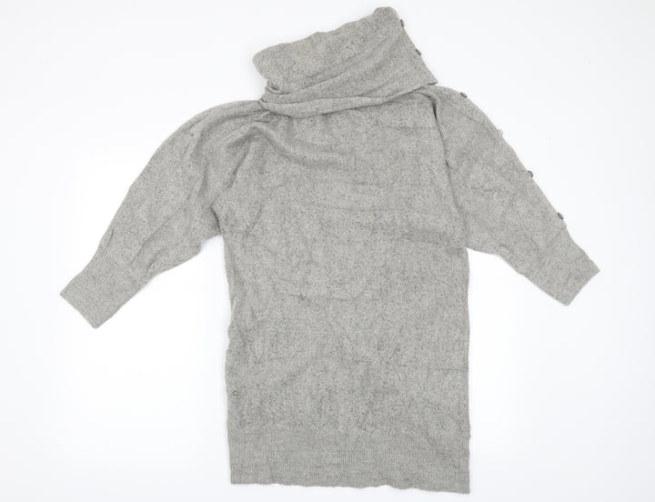Wallis Womens Grey   Pullover Jumper Size S
