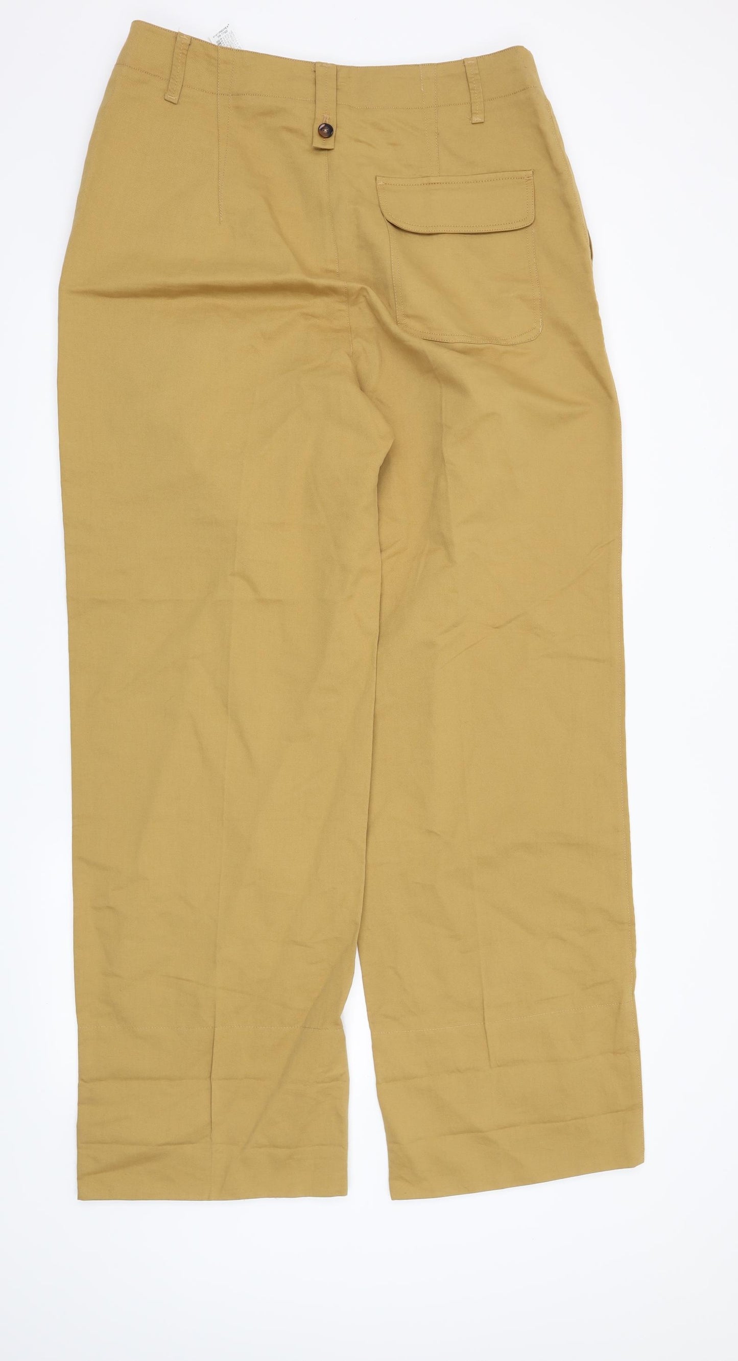 Zara Womens Beige   Chino Trousers Size XL L33 in