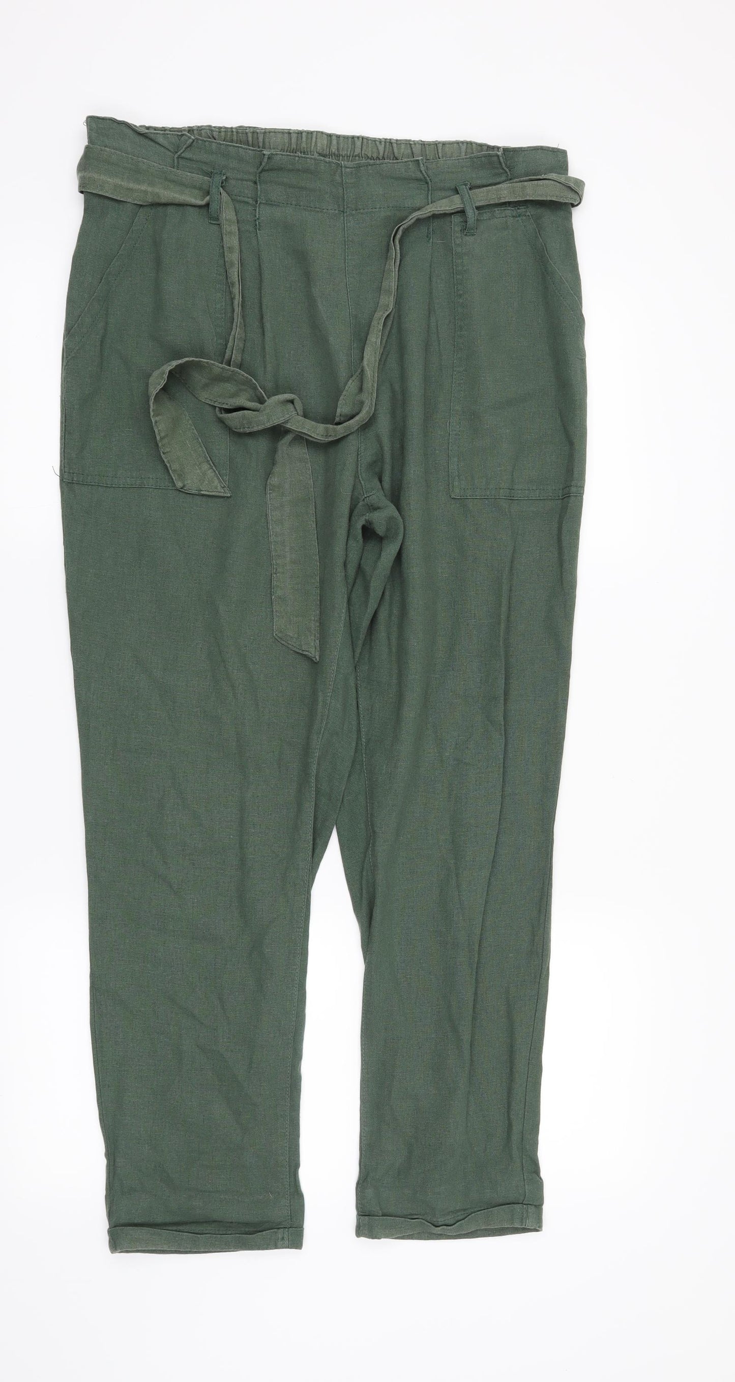 Primark Womens Green   Trousers  Size 14 L27 in