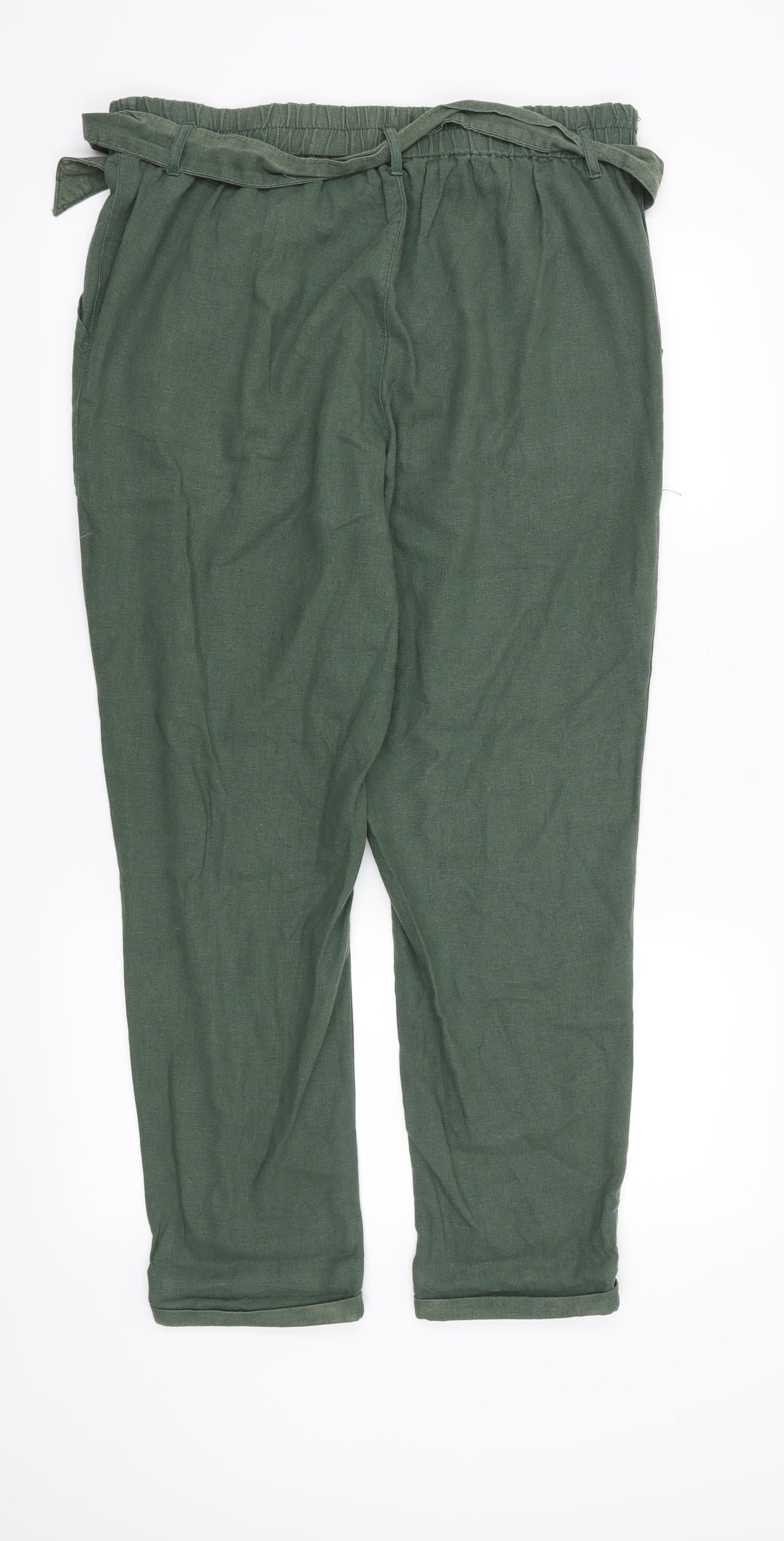 Primark Womens Green   Trousers  Size 14 L27 in