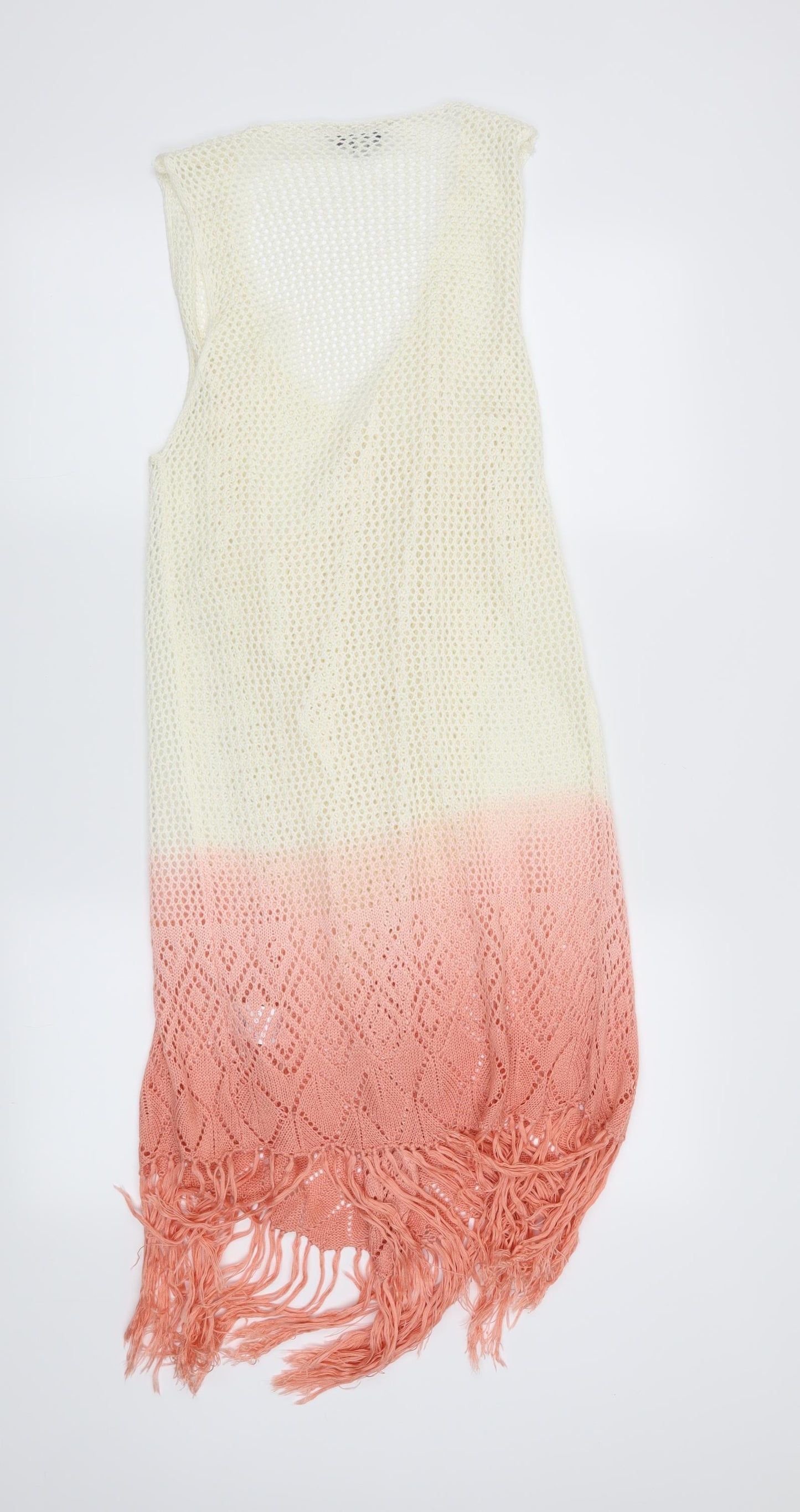 Peacocks Womens Beige   Cardigan Jumper Size S