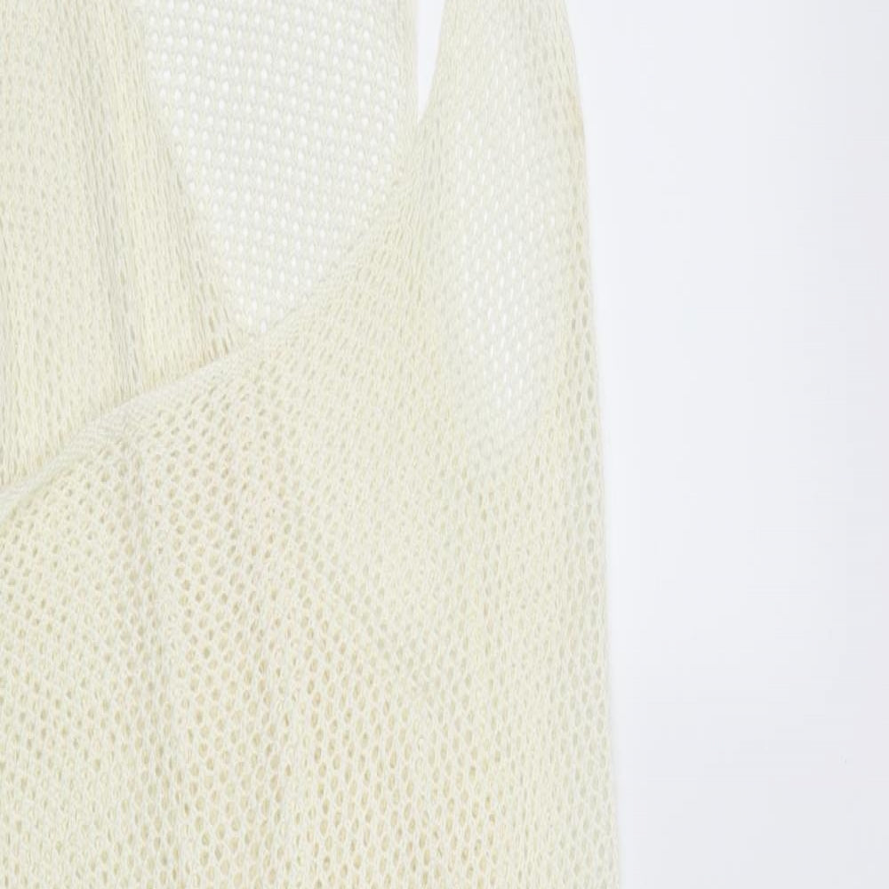 Peacocks Womens Beige   Cardigan Jumper Size S