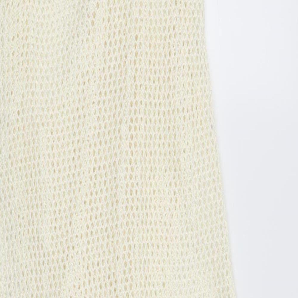 Peacocks Womens Beige   Cardigan Jumper Size S