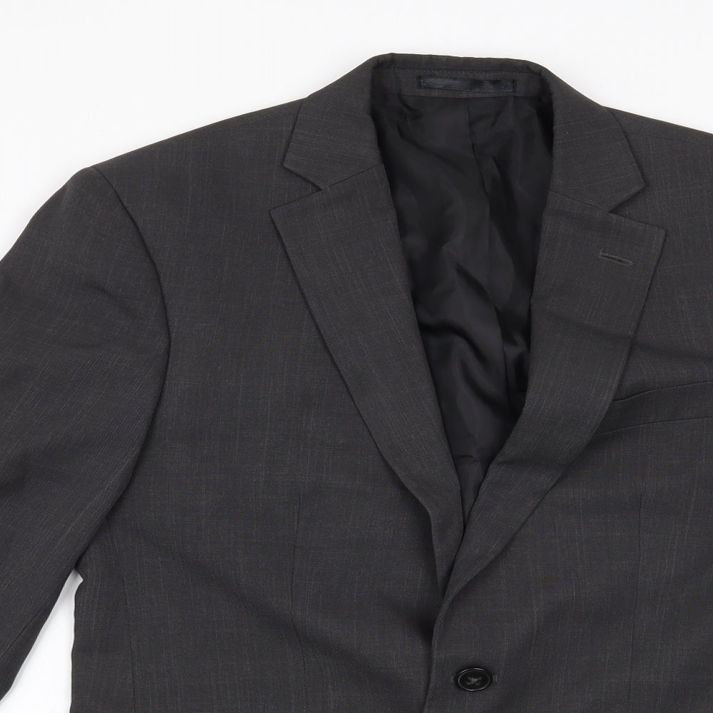 F&F Mens Grey   Jacket Suit Jacket Size 36