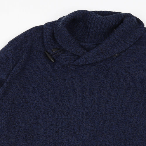 Brave Soul Mens Blue   Pullover Jumper Size 2XL