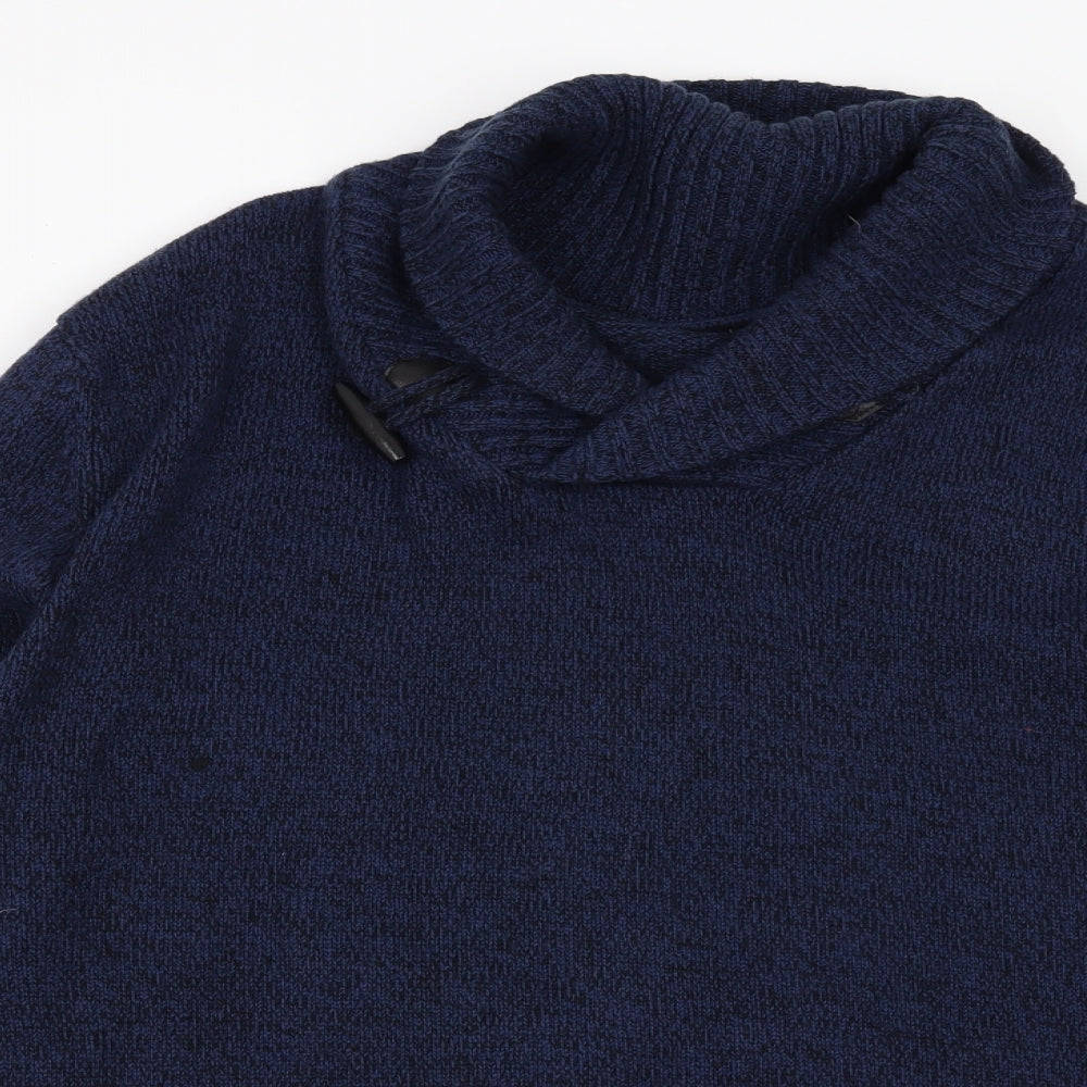 Brave Soul Mens Blue   Pullover Jumper Size 2XL