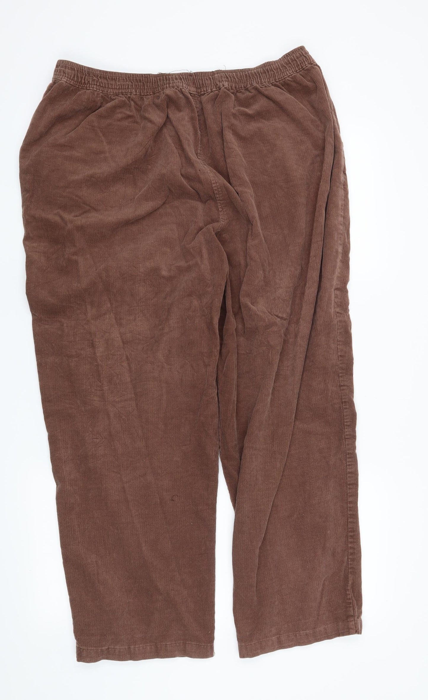 EWM Womens Brown   Trousers  Size 20 L26 in
