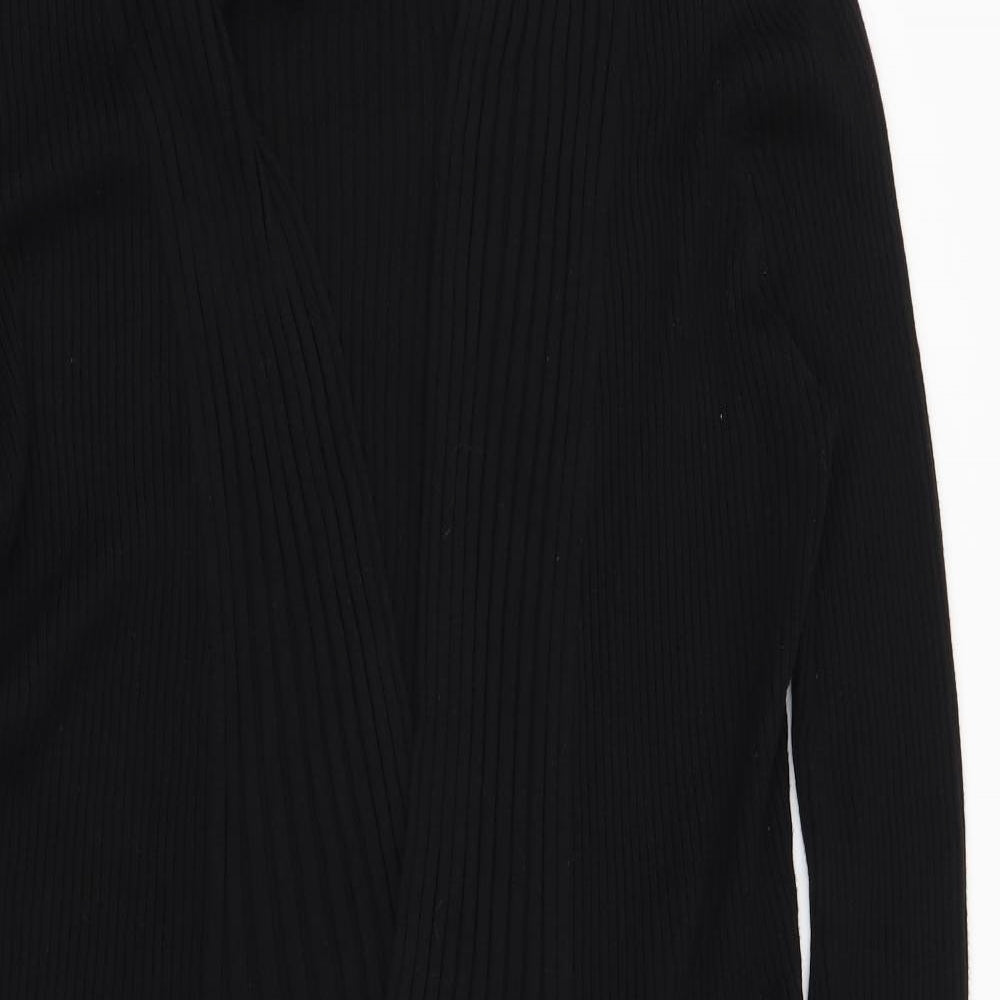 Marks and Spencer Womens Black   Cardigan Jumper Size 16