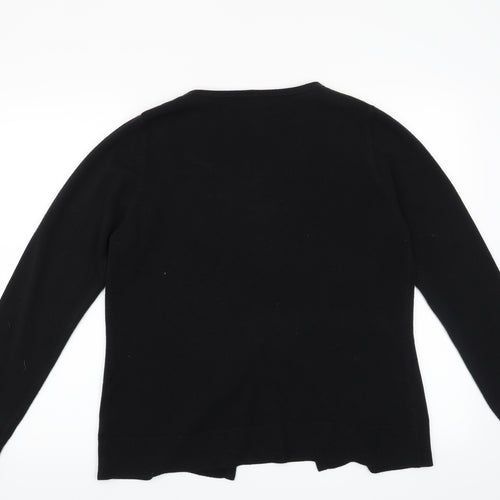 Per Una Womens Black   Cardigan Jumper Size 16