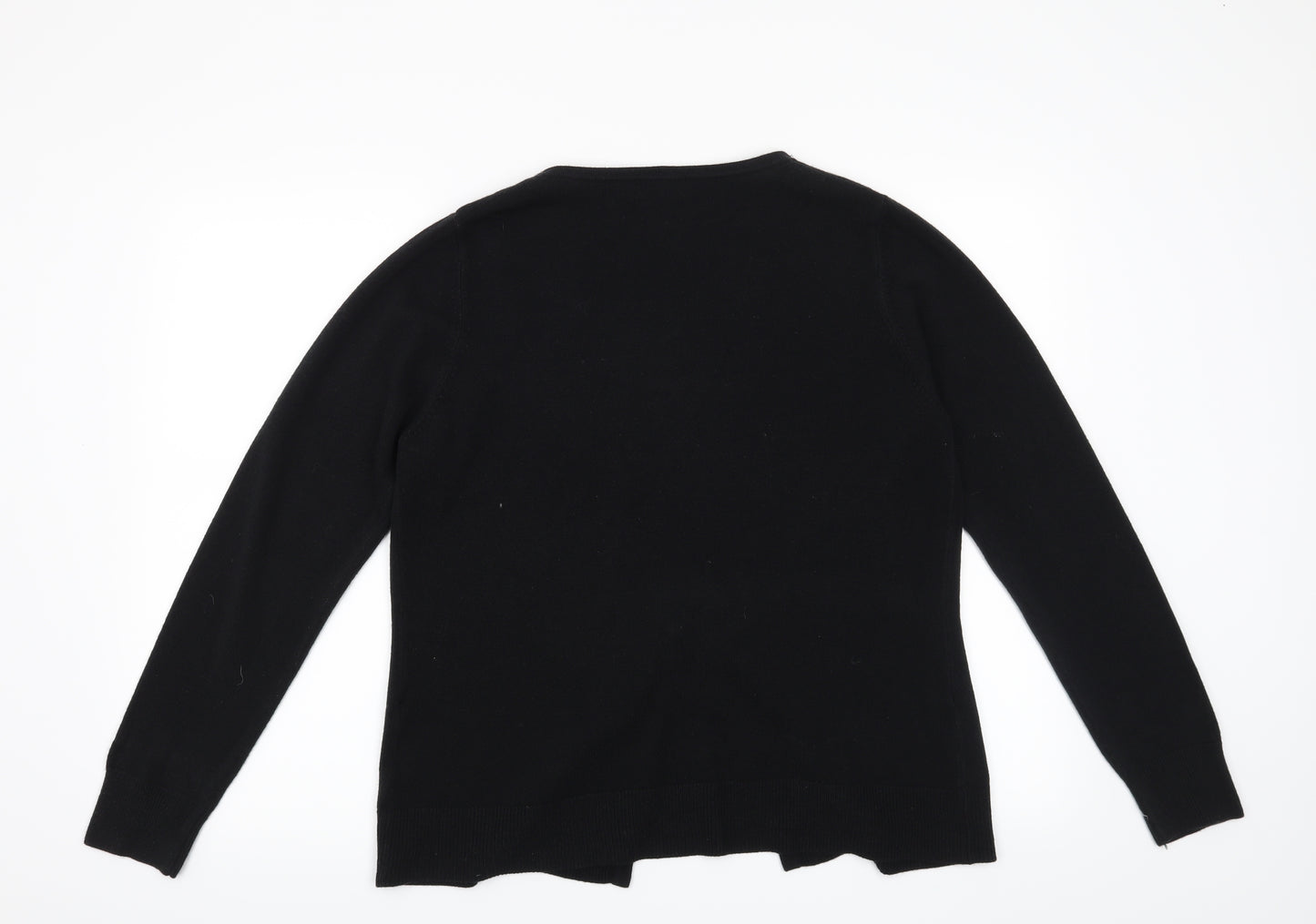 Per Una Womens Black   Cardigan Jumper Size 16