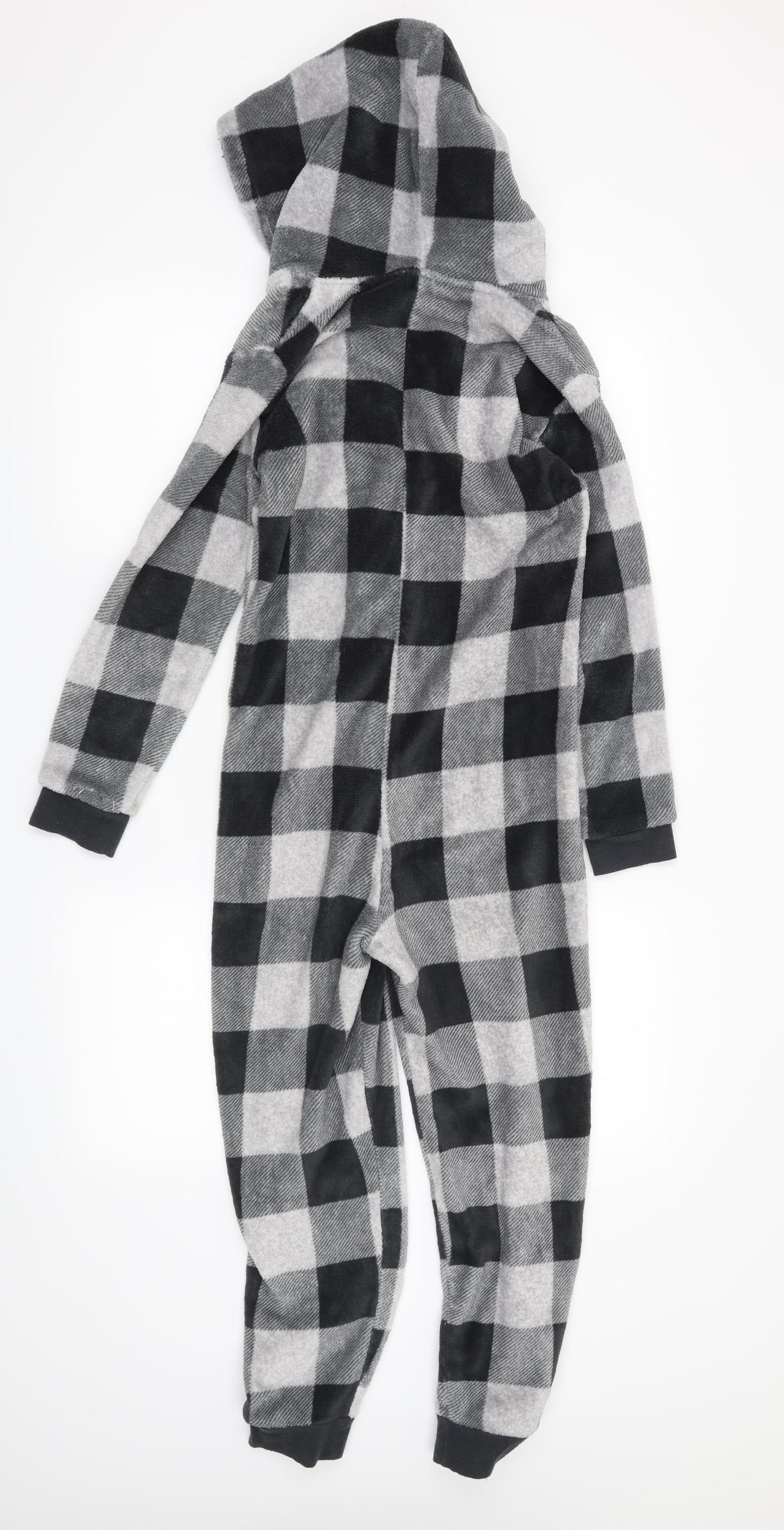 Peacocks Boys Grey Check   One Piece Size 10-11 Years