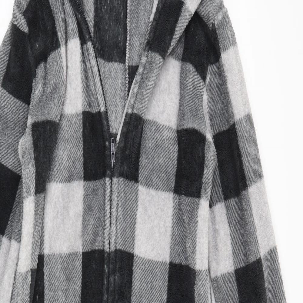 Peacocks Boys Grey Check   One Piece Size 10-11 Years
