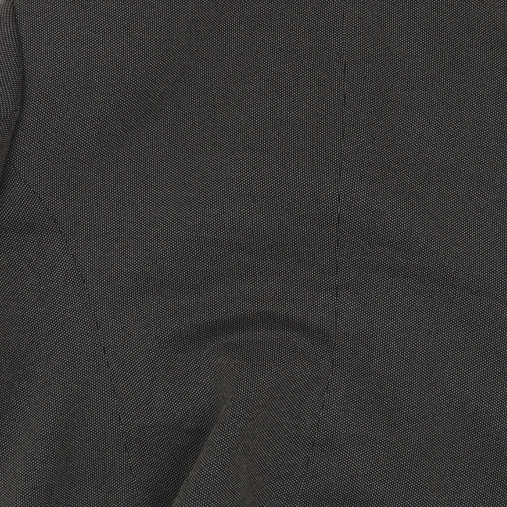 Marks and Spencer Womens Black Geometric  Jacket Blazer Size 16
