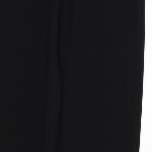 Preworn Womens Black   Trousers  Size 14 L30 in