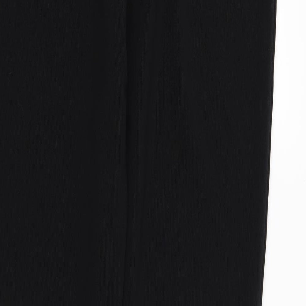 Preworn Womens Black   Trousers  Size 14 L30 in