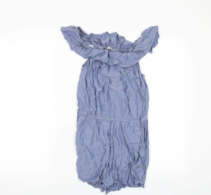 H&M Girls Blue Playsuit One-Piece Size 12 Years