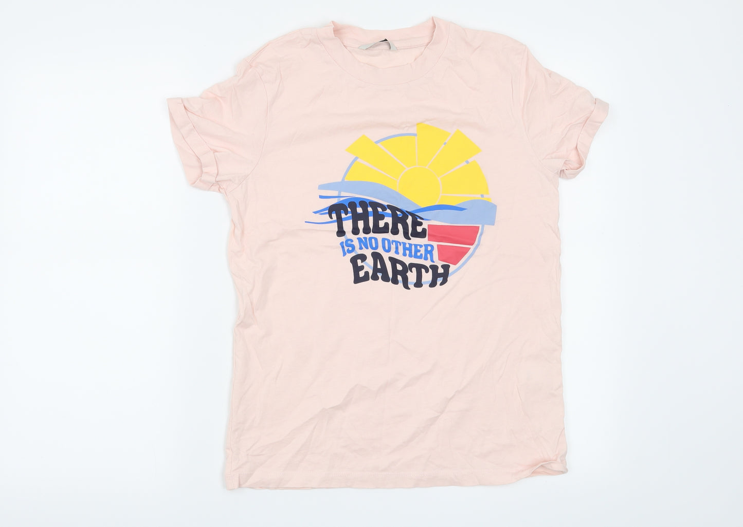 George Womens Pink   Basic T-Shirt Size 8  - There is no other Earth