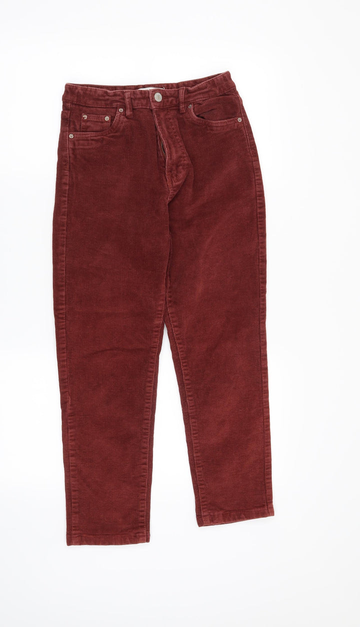 Pull & Bear Womens Red   Trousers  Size 26 in L25 in