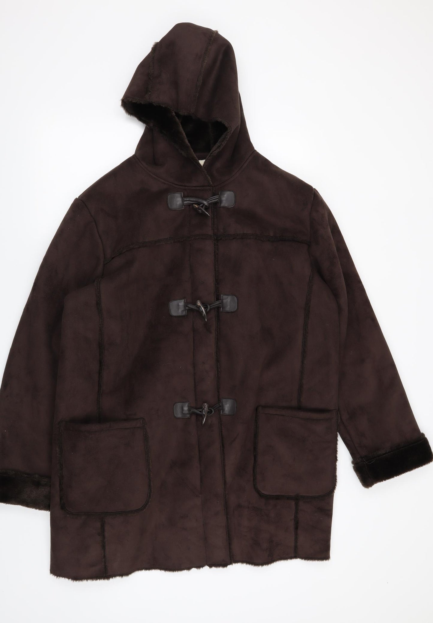EWM Womens Brown   Overcoat Coat Size 20
