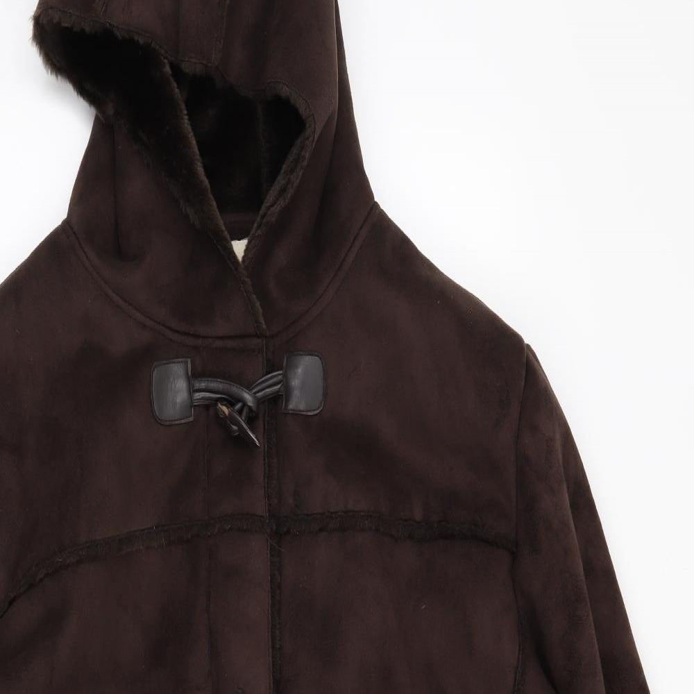 EWM Womens Brown   Overcoat Coat Size 20
