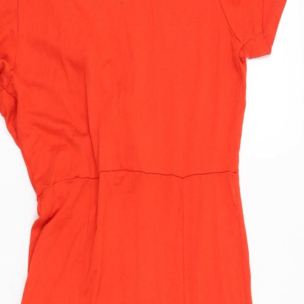 Red Herring Womens Red   Shirt Dress  Size 8