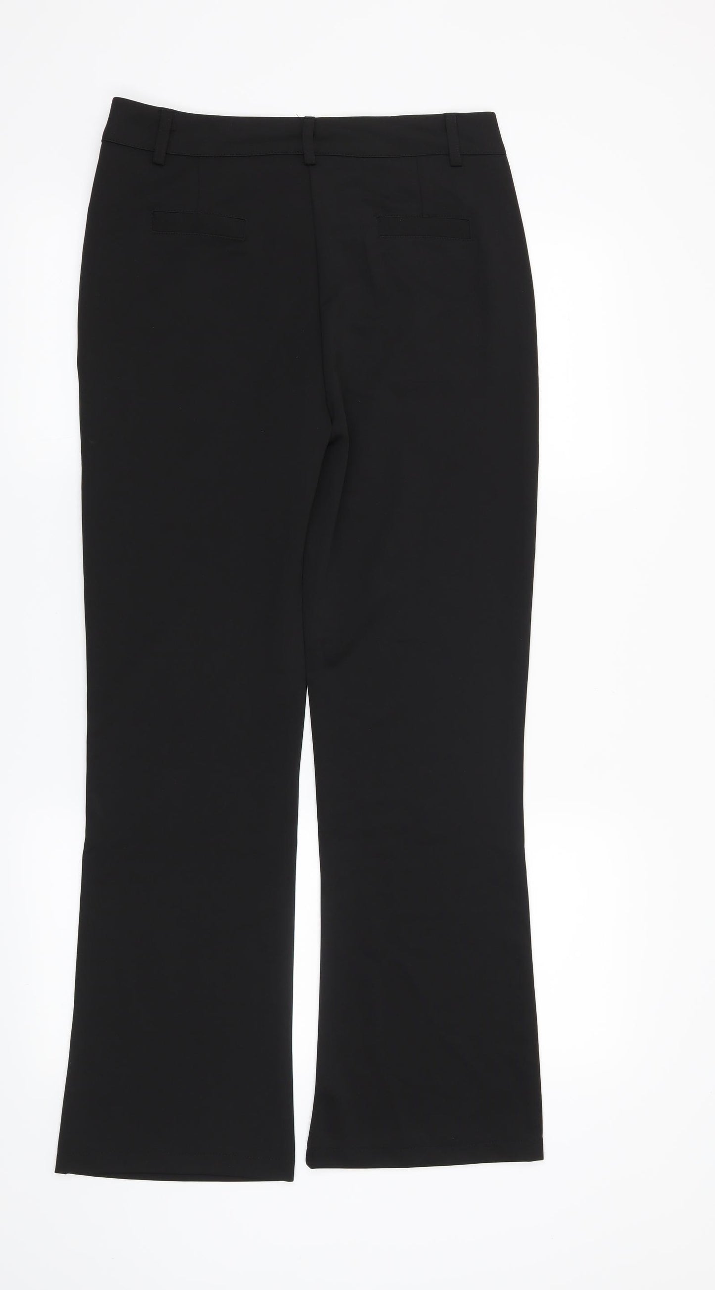 Preworn Womens Black   Trousers  Size L L28 in