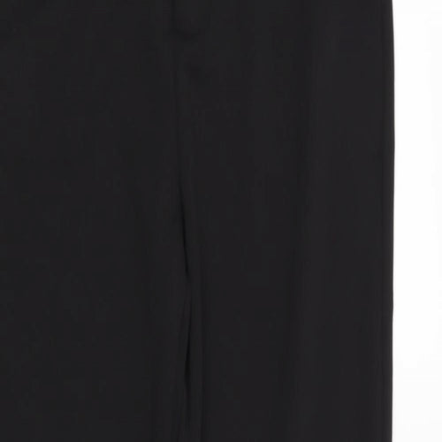 Preworn Womens Black   Trousers  Size L L28 in