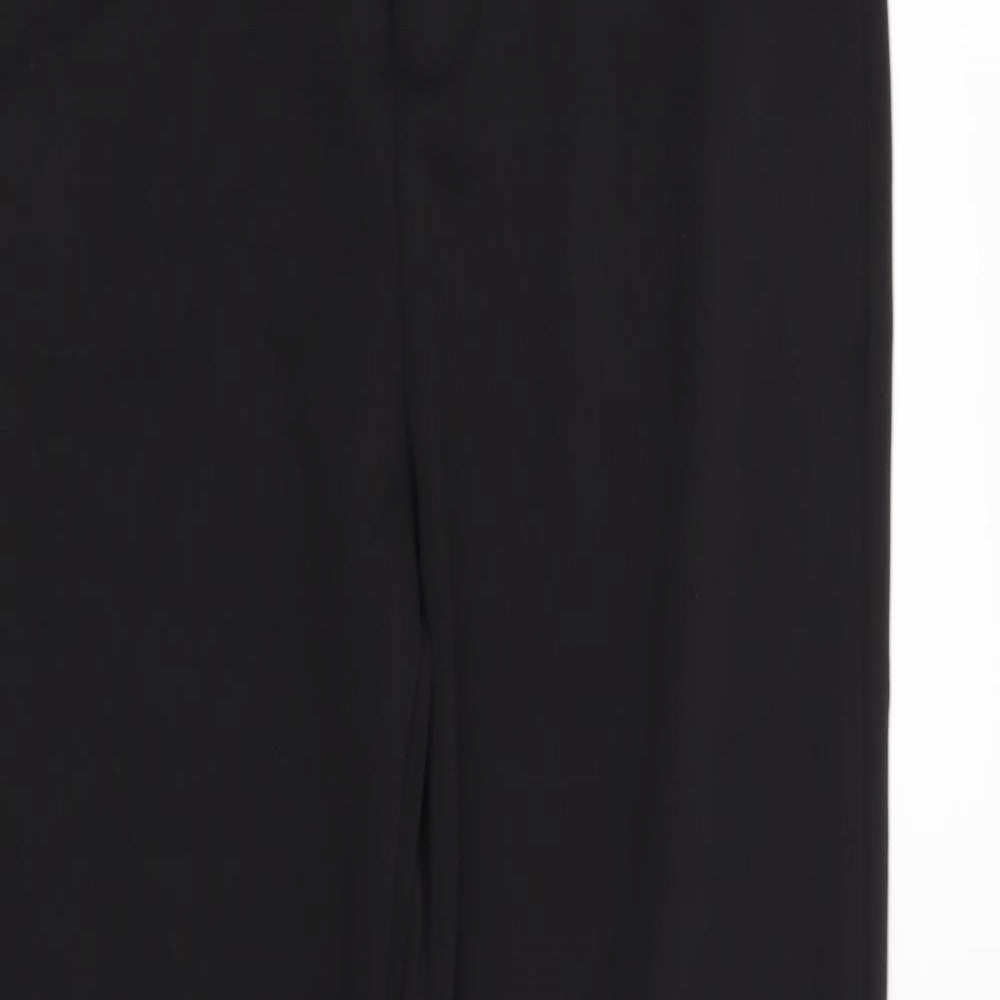 Preworn Womens Black   Trousers  Size L L28 in