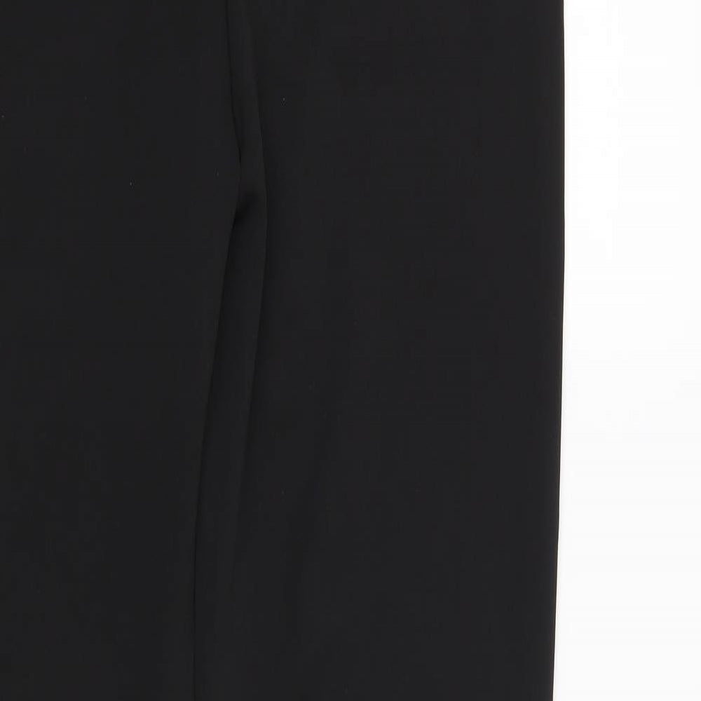 Preworn Womens Black   Trousers  Size L L28 in